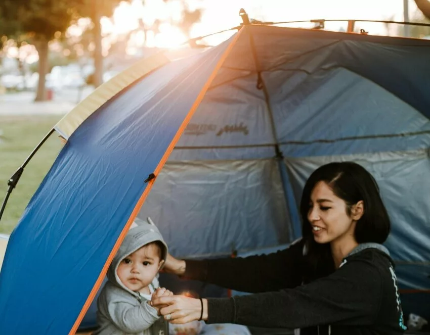 mom-and-daughter-camping