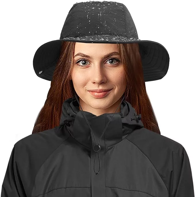 Womens-Winter-Waterproof-Bucket-Hat