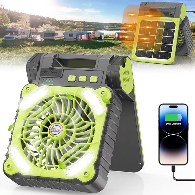 Dowilldo-Portable-Solar-Fan